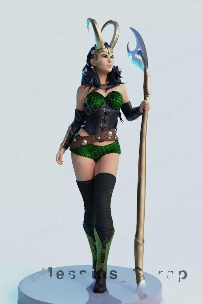 女洛基i 3D打印图纸